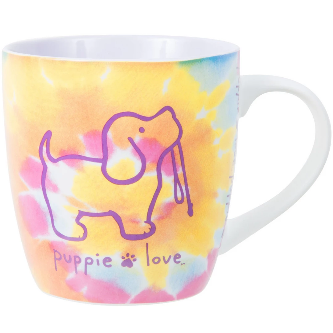 Drinkware Puppie Love Mug - Tie Dye 1 Drinkware Puppie Love Mug - Tie Dye