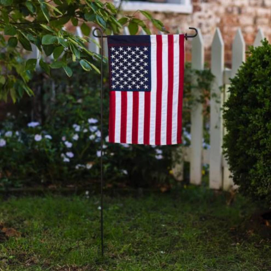 Garden Evergreen American Flag 2 Garden Evergreen American Flag