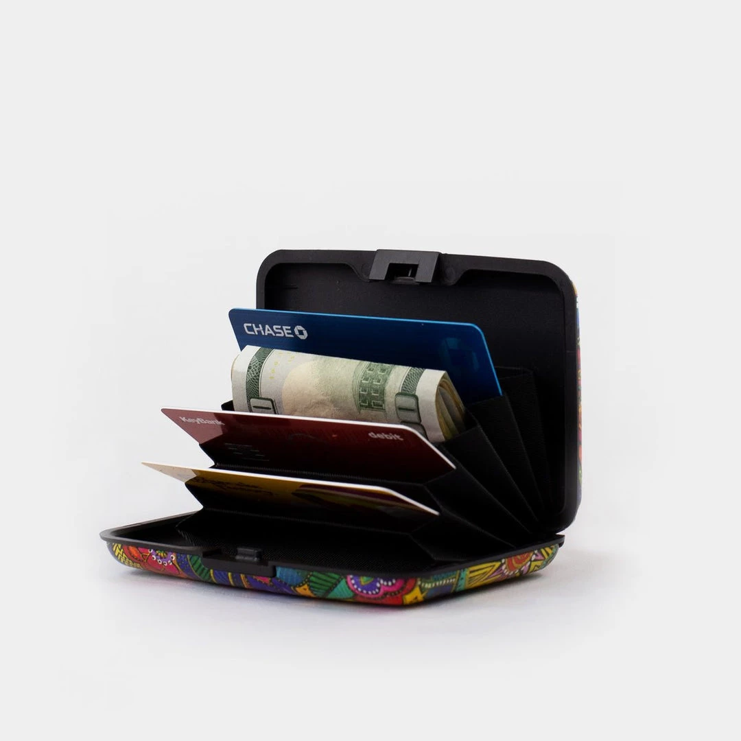 Monarque Apparel & Accessories RFID Wallet- Florals 2 Monarque Apparel & Accessories RFID Wallet- Florals