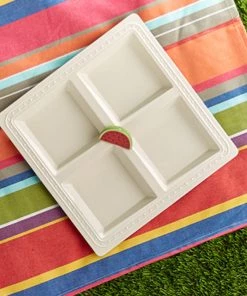 Nora Fleming- Melamine Sectional Server 5 Nora Fleming- Melamine Sectional Server