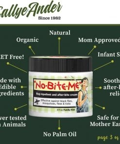 Sallye Ander Baby No-Bite-Me Natural Bug Repellent & Anti Itch Cream
