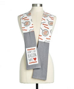 Demdaco Kitchen Boa- Bacon My Heart Print Kitchen & Home